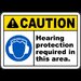 Hearing Protection Required Sign